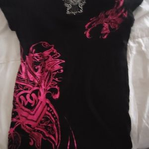 Metal Mulisha T-Shir black and pink